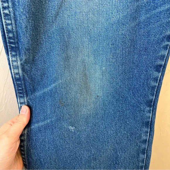 Vintage Wrangler Jeans 42x32 Cowboy Work Ranch Outdoors Mens Farmer Chore Hipste - Picture 5 of 13